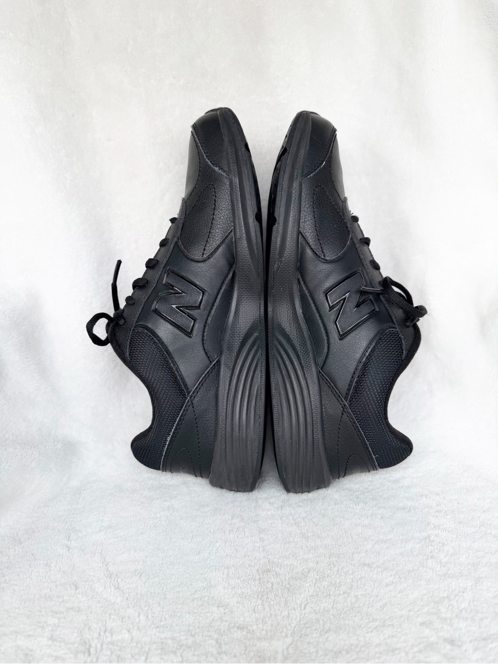 New Balance Womens 575 Athletic Shoes Size 10 Black Leather WW575BL2 Walking - Picture 5 of 9
